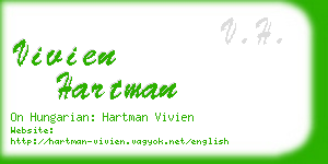 vivien hartman business card